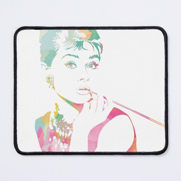 Item preview, Audrey in colorful art, classic retro vintage style designed and sold by KittySSmith.
