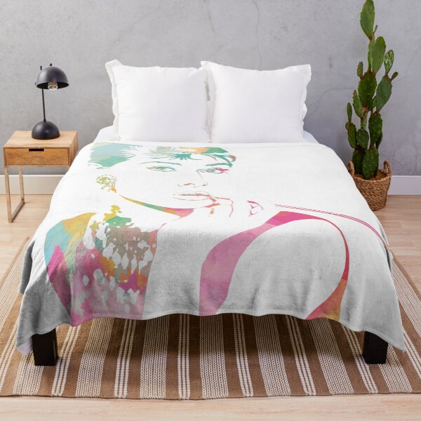 Item preview, Audrey in colorful art, classic retro vintage style designed and sold by KittySSmith.