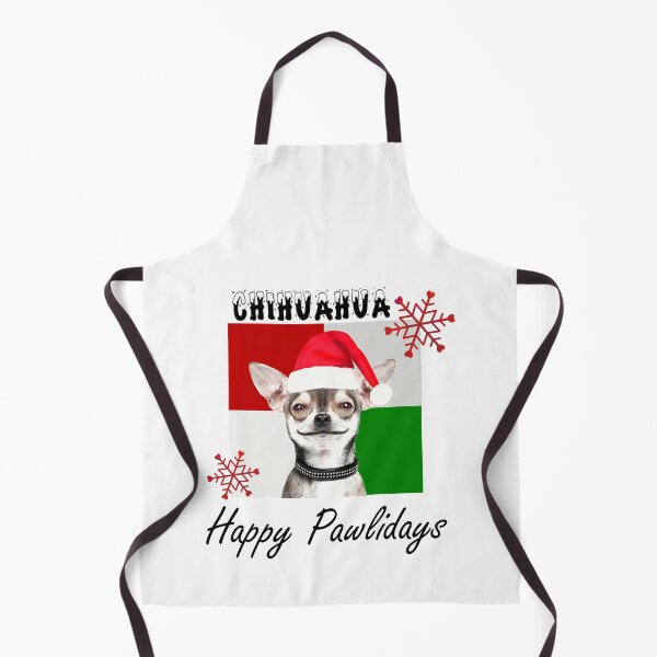 Item preview, Happy Pawlidays – Christmas Chihuahua Dog Design w/ Santa Hat designed and sold by platinumblks.