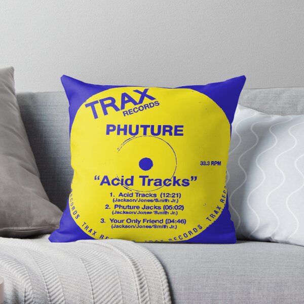 Acid House Zombie DJ EDM Lover Acid House Music Throw Pillow Acid House Zombie DJ EDM Lover Acid House Music Throw Pillow