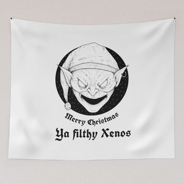 Item preview, Merry Christmas - Ya filthy Xenos designed and sold by PWstore.