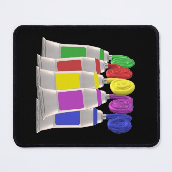 Item preview, Colorful Vibrant Artist Paints (Black Background) designed and sold by ArtByLM.