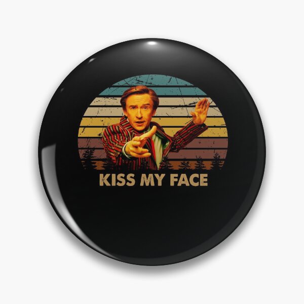 Item preview, "kiss my face" vintage arts designed and sold by TuckerGradyKoch.