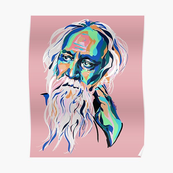 How to draw Rabindranath Tagore - YouTube