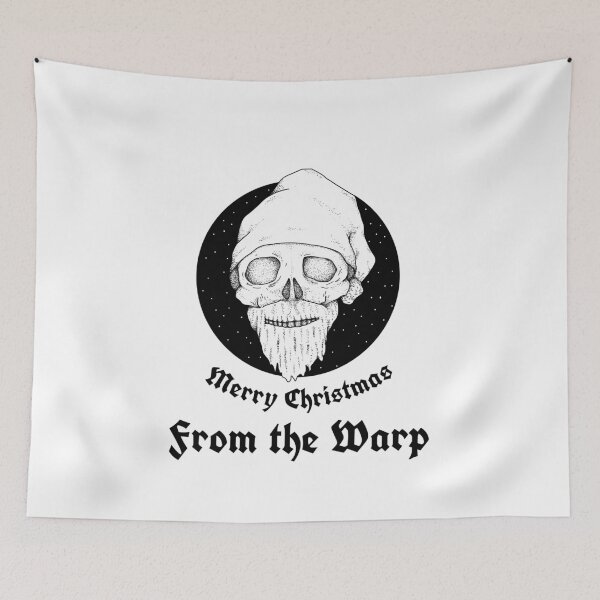 Item preview, Merry Christmas From the Warp - Skull designed and sold by PWstore.