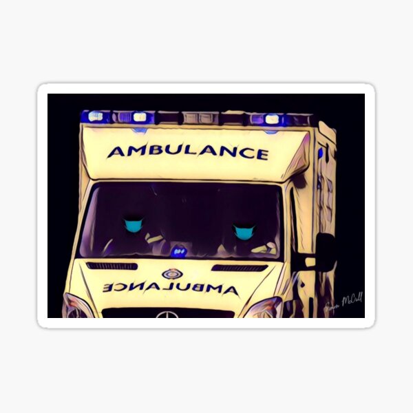 First Responders First Aid Paramedic EMT Ambulance EMS gifts Sticker
