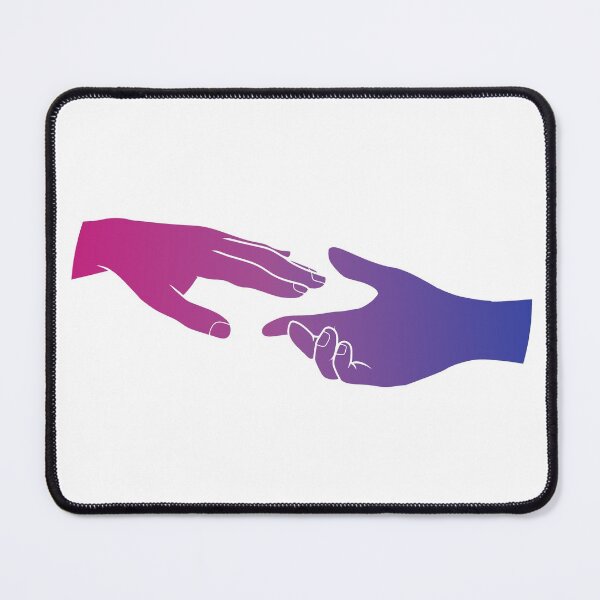 Item preview, Bisexual flag hands  designed and sold by DoesArtAndStuff.