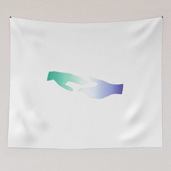 Item preview, Gay flag hands  designed and sold by DoesArtAndStuff.