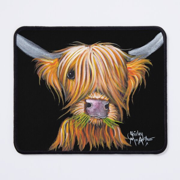 Item preview, HIGHLAND COW PRiNT ' LITTLE VIKING ' By Shirley MacArthur designed and sold by Shirley MacArthur Art.