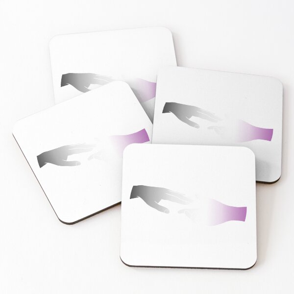 Item preview, Asexual flag hands  designed and sold by DoesArtAndStuff.
