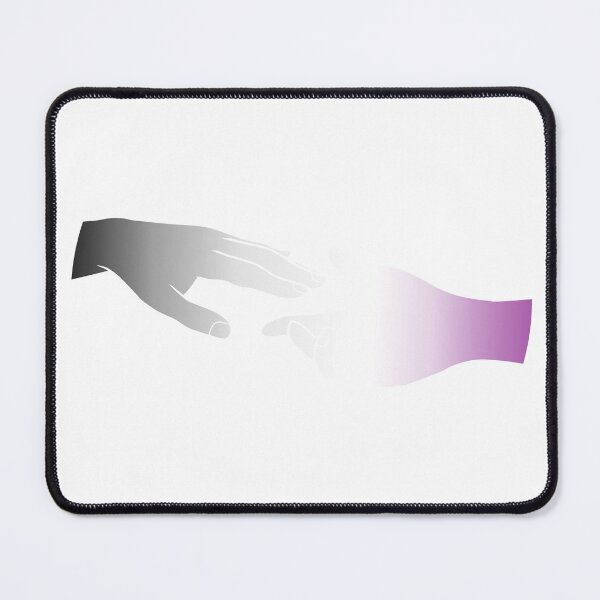 Item preview, Asexual flag hands designed and sold by DoesArtAndStuff.