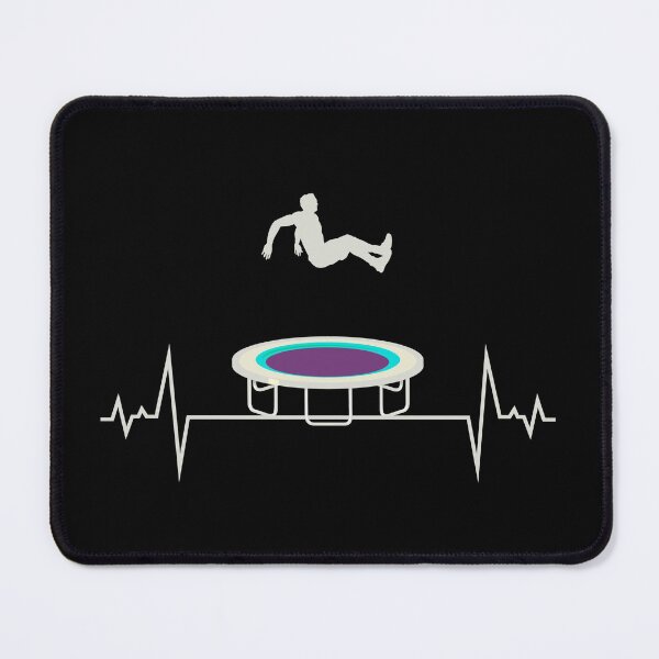Item preview, Trampoline Jumper Jumping Gymnastics Gymnast Heartbeat Pulse designed and sold by CuteDesigns1.