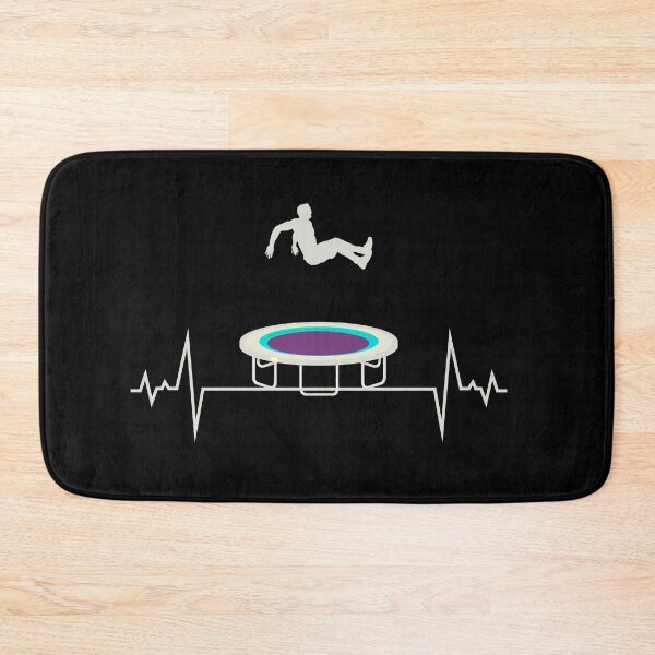Item preview, Trampoline Jumper Jumping Gymnastics Gymnast Heartbeat Pulse designed and sold by CuteDesigns1.