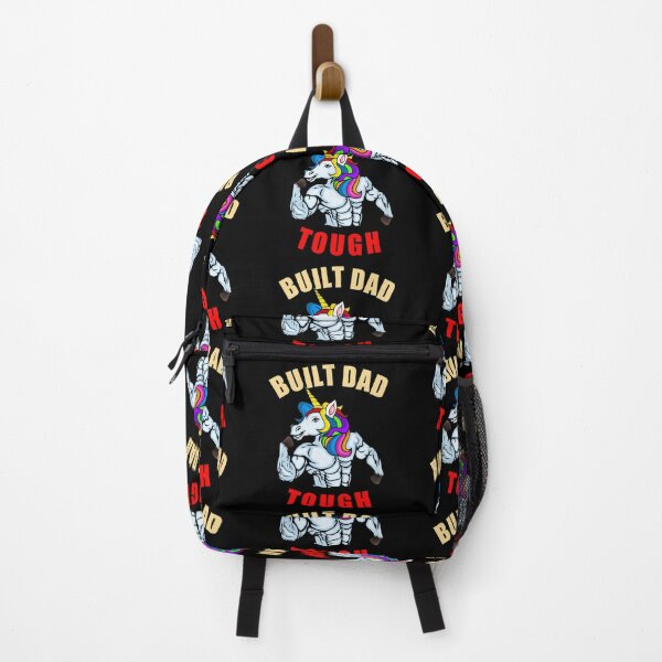 Item preview, Built Dad Tough - Funny Daddy Sayings With A Unicorn To Show Dad Strength designed and sold by Delandor.