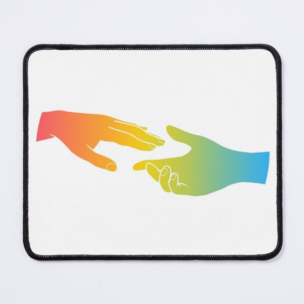 Item preview, pansexual flag hands designed and sold by DoesArtAndStuff.