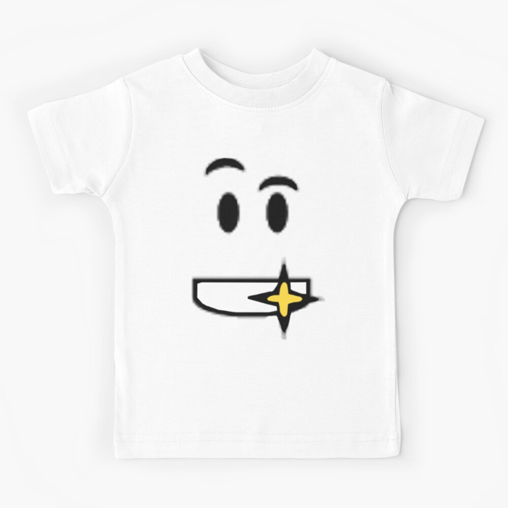 "ROBLOX GOLDEN SHINY TEETH FACE " Kids TShirt for Sale by TerrySirosky