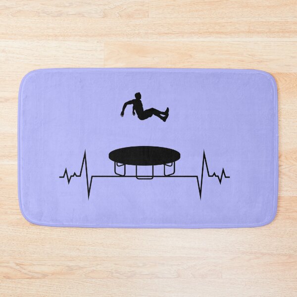 Item preview, Trampoline Jumper Jumping Gymnastics Gymnast Heartbeat Pulse designed and sold by CuteDesigns1.
