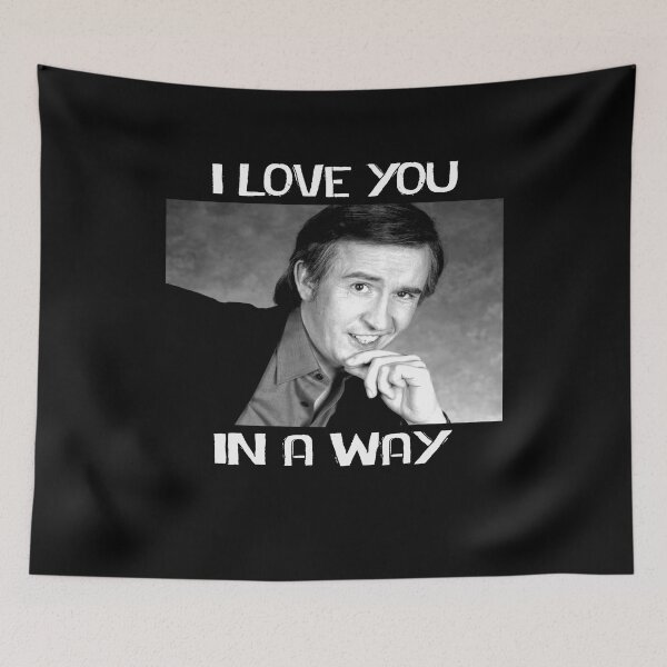 Item preview, Picture " I Love You In A Way" black and white designed and sold by TuckerGradyKoch.