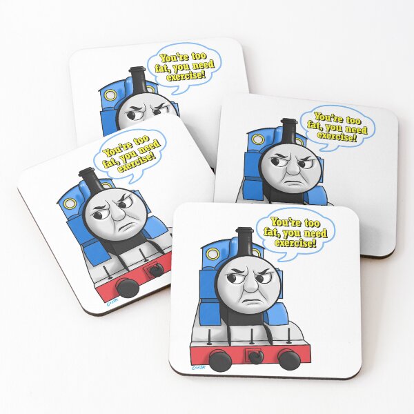 Item preview, Cheeky Thomas "You're too fat" designed and sold by Corza Moon.