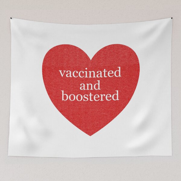 Item preview, vaccinated and boostered covid 19 designed and sold by bone  apart.