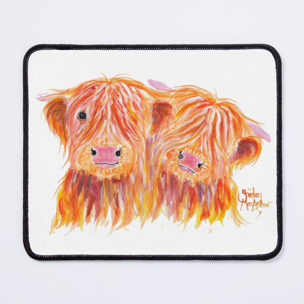Item preview, HIGHLAND COWS 'BUDDIES' By Shirley MacArthur designed and sold by Shirley MacArthur Art.