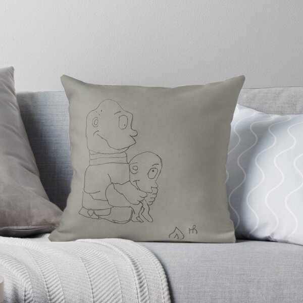 Father & Son-1 Throw Pillow