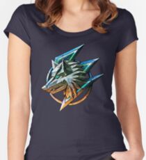 Colored wolf ! Women's Fitted Scoop T-Shirt