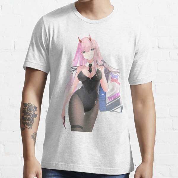 Zero Two Sexy Boobs Lewd Anime Girl Essential T-Shirt sold by Crinz, SKU  995888