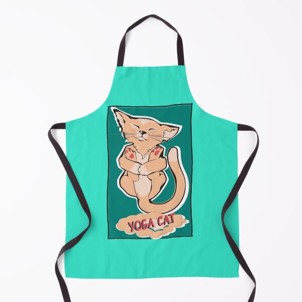 Item preview, Yoga cat,cute vintage kitten designed and sold by victoria-volk.