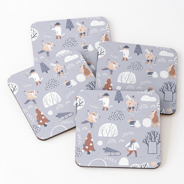 Item preview, Animals Having Fun Skiing On Snow designed and sold by LarinaBeauty.