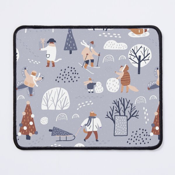 Item preview, Animals Having Fun Skiing On Snow designed and sold by LarinaBeauty.