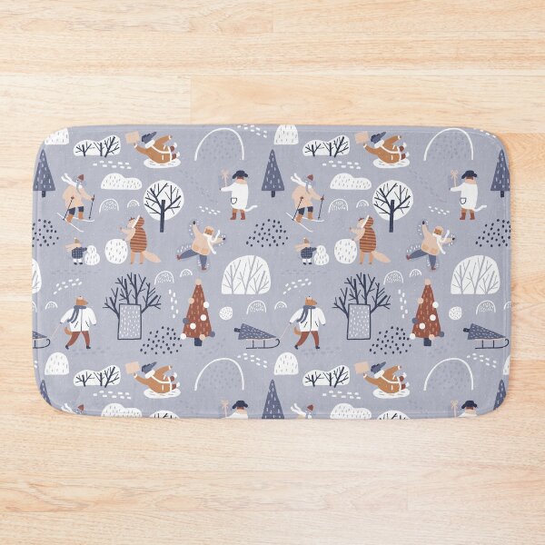 Item preview, Animals Having Fun Skiing On Snow designed and sold by LarinaBeauty.