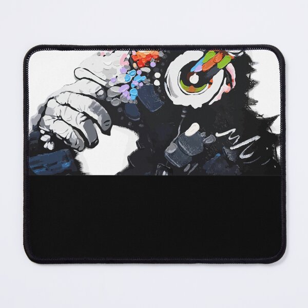 Item preview, Banksy DJ Monkey Thinker with Headphones White Classic  designed and sold by disliketent.