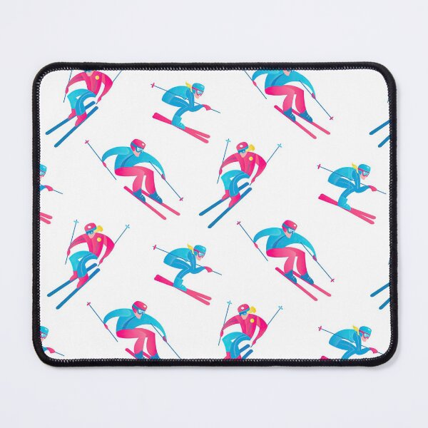 Item preview, Blue Pink Skier designed and sold by LarinaBeauty.