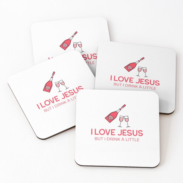 Item preview, I love Jesus but I drink a little - Christian designed and sold by Dvzshirts.