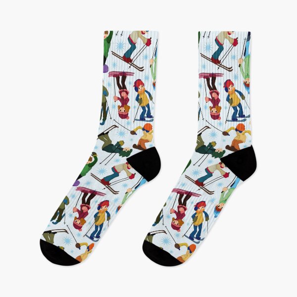 Item preview, Cartoon Skiers  designed and sold by LarinaBeauty.