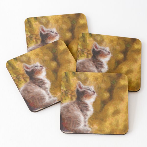 Item preview, Kitten Portrait In Autum Scene designed and sold by NeavesPhoto.