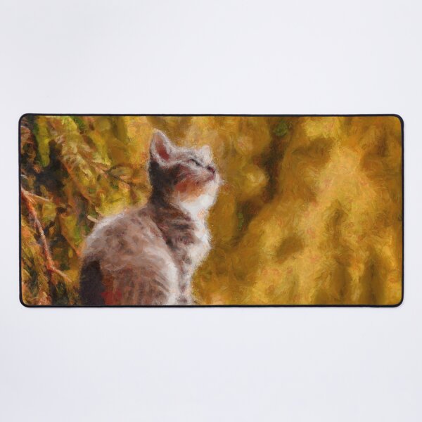 Item preview, Kitten Portrait In Autum Scene designed and sold by NeavesPhoto.