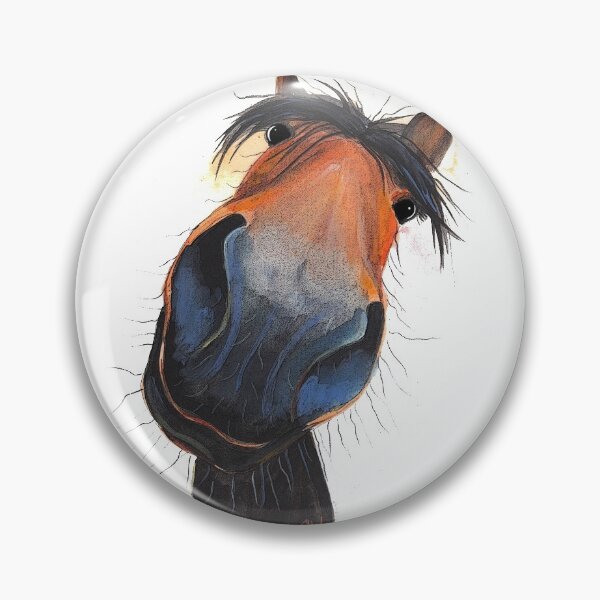 Item preview, HORSE PRiNT 'HAPPY DAVE' BY SHIRLEY MACARTHUR designed and sold by Shirley MacArthur Art.