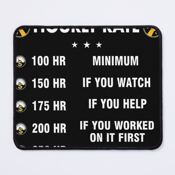 Item preview, Funny Electrician s  Electrician Hourly Rate  designed and sold by escapepitch.