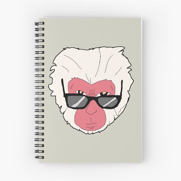 Item preview, White gorilla wear black glasses designed and sold by Shorim.