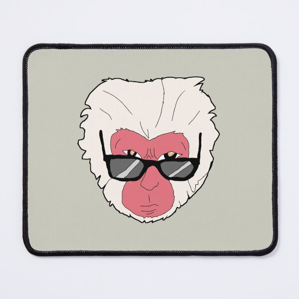 Item preview, White gorilla wear black glasses designed and sold by Shorim.