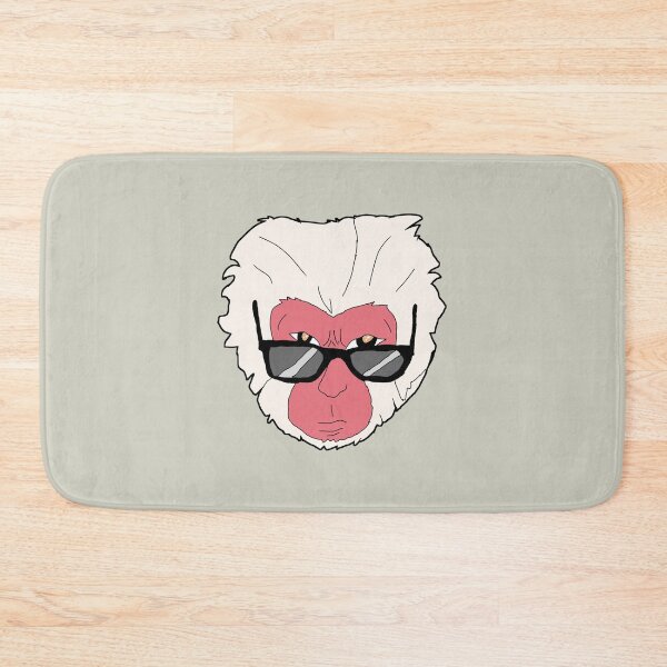Item preview, White gorilla wear black glasses designed and sold by Shorim.