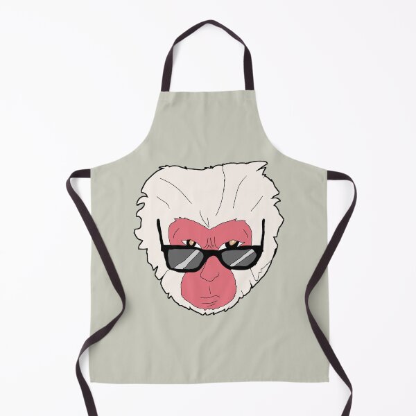 Item preview, White gorilla wear black glasses designed and sold by Shorim.