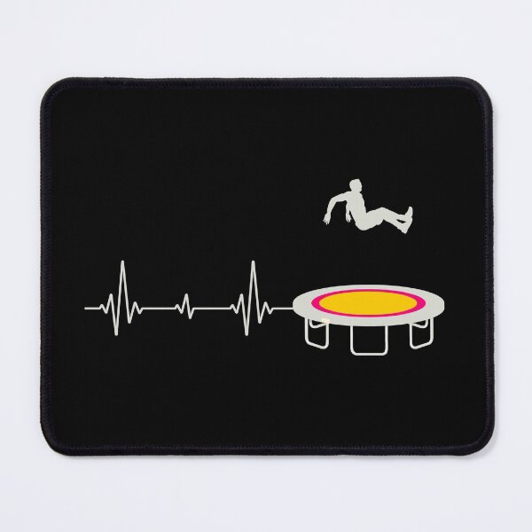Item preview, Trampoline Jumper Jumping Gymnastics Gymnast Heartbeat Pulse designed and sold by CuteDesigns1.