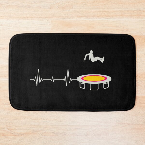 Item preview, Trampoline Jumper Jumping Gymnastics Gymnast Heartbeat Pulse designed and sold by CuteDesigns1.