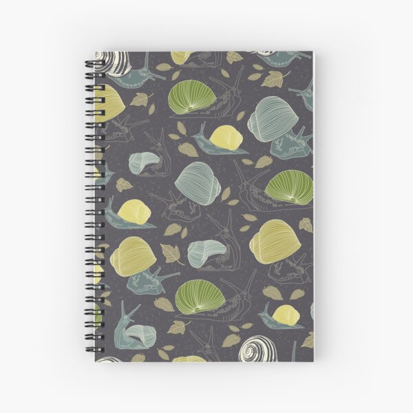 It's not about running dark // Snails by Andrea Price Spiralblock