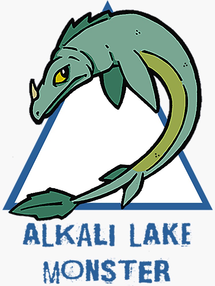 "Alkali Lake Monster TShirtAlkali Lake Monster" Sticker for Sale by