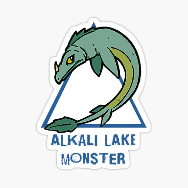 "Alkali Lake Monster TShirtAlkali Lake Monster" Sticker for Sale by