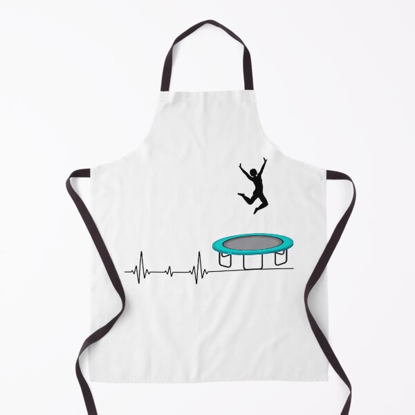 Item preview, Trampoline Jumper Jumping Gymnastics Gymnast Heartbeat Pulse designed and sold by CuteDesigns1.